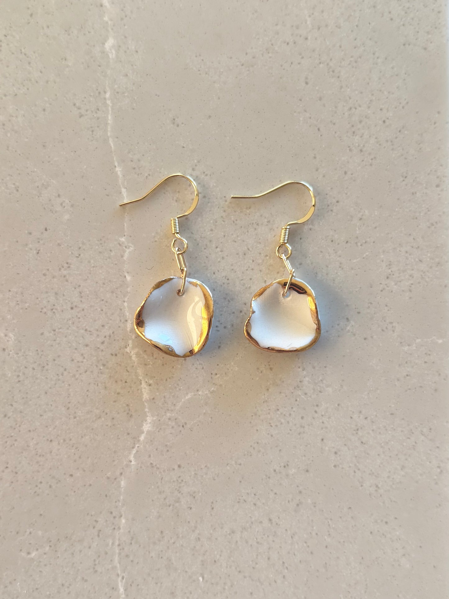 UVÆR - øredobber frost - hvit