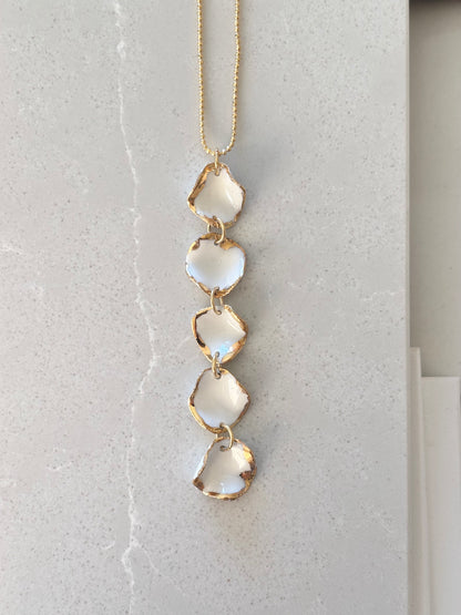 UVÆR - smykkesett frost - hvit