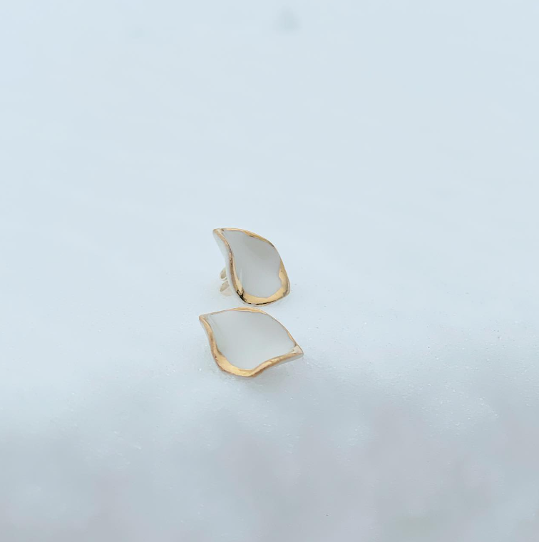 FROST - øredobber hvit